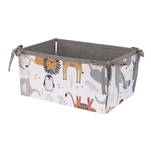 Product: NoJo Zoo Animals White and Gray 4 Pc Crib Bedding Set