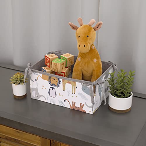 Product: NoJo Zoo Animals White and Gray 4 Pc Crib Bedding Set