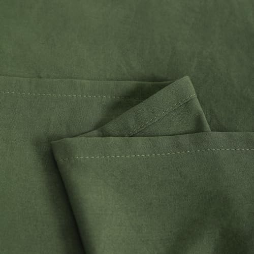 Product: NTBAY Toddler Bedding Set - 4 Piece Soft and Breathable Crib Bedding Set for Boys and Girls, Includes Quilted Comforter, Fitted Sheet, Flat Top Sheet and Envelope Pillowcase, Olive Green