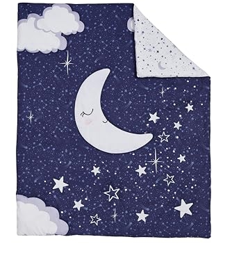 Oxford Baby Good Night Moon 3 Piece Nursery Bedding Set, Crib Sheet Crib Skirt Reversible Blanket 37x44in 5 Product: Oxford Baby Good Night Moon 3 Pcs Nursery Bedding