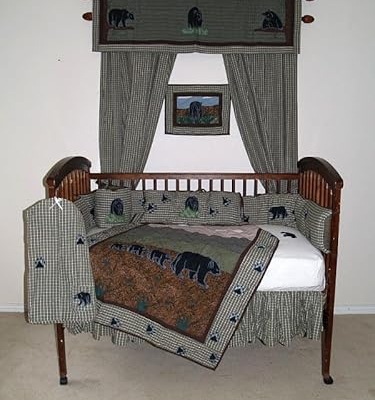 Product: Patch Magic Quilts - Bear Country Crib Set 5 Pieces