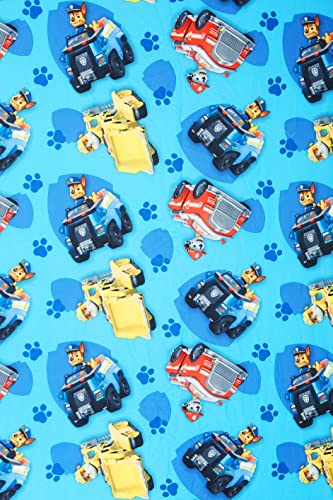 Paw Patrol Toddler Bedding Set, Calling All Pups Blue Comforter Sheets Reversible Pillowcase, 4 Piece Standard Toddler Bed 2.0cm 6 Product: Paw Patrol Calling All Pups 4 Piece Toddler Bedding Set – Includes Comforter, Sheet Set – Fitted + Top Sheet + Reversible Pillowcase for Boys Bed, Blue
