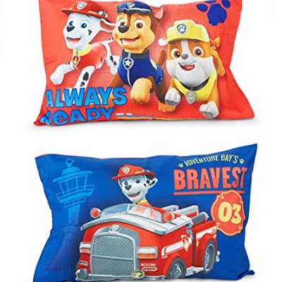 Paw Patrol Toddler Bedding Set, Calling All Pups Blue Comforter Sheets Reversible Pillowcase, 4 Piece Standard Toddler Bed 2.0cm 11 Product: Paw Patrol Calling All Pups 4 Piece Toddler Bedding Set – Includes Comforter, Sheet Set – Fitted + Top Sheet + Reversible Pillowcase for Boys Bed, Blue