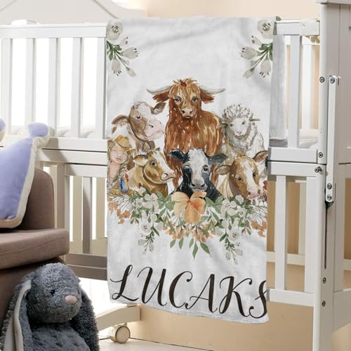 Personalized Baby Crib Bedding Set, Animal Theme Nursery Set, Custom Name, 4 Piece Minky Blanket 32.5cm 6 Product: Personalized Baby Crib Bedding Set – 4-Piece Animal Theme Custom Name Nursery Set with Double Layer Blanket, Fitted Sheet, Changing Pad Cover and Wall Art, Unique Crib Gift for Newborn Boys Girls