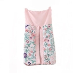Product: Pink Floral Nursery Diaper Stacker Storage Crib Diaper Storage Organizer by Hanbear (4)