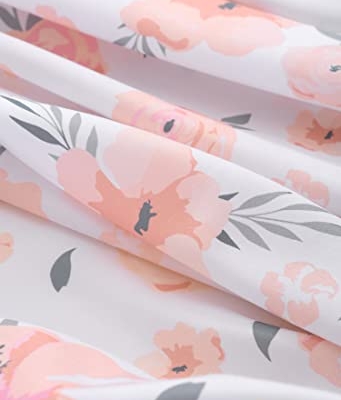 Product: PINNKKU 4-Piece Crib Bedding Set for Boy & Girl, Includes Skirt, Blanket, Sheet & Diaper Bag, Floral, Standard Size