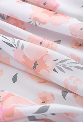 Product: PINNKKU 4-Piece Crib Bedding Set for Boy & Girl, Includes Skirt, Blanket, Sheet & Diaper Bag, Floral, Standard Size