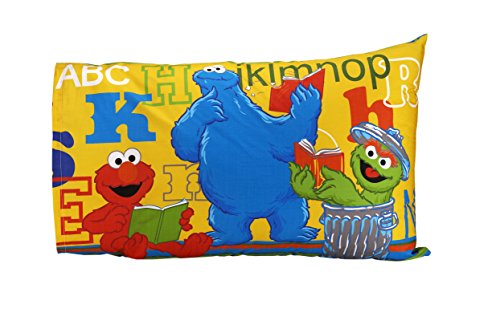 Sesame Street Toddler Bedding Set, ABC 123 4 Piece Comforter, Sheet, Pillowcase, 45 W x 60 L 4 Product: Sesame Street ABC 123 4 Piece Toddler Set