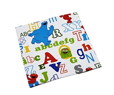Sesame Street Toddler Bedding Set, ABC 123 4 Piece Comforter, Sheet, Pillowcase, 45 W x 60 L 9 Product: Sesame Street ABC 123 4 Piece Toddler Set
