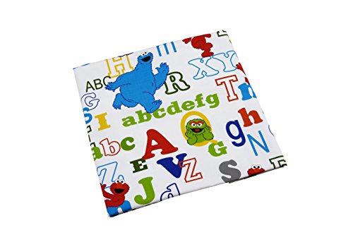 Sesame Street Toddler Bedding Set, ABC 123 4 Piece Comforter, Sheet, Pillowcase, 45 W x 60 L 2 Product: Sesame Street ABC 123 4 Piece Toddler Set