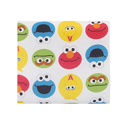 Sesame Street Toddler Bed Set, 4 Piece Best Friends Bedding, Elmo Cookie Monster Big Bird, Blue Red Yellow Green, 28x52in 3 Product: Sesame Street Best Friends Blue, Red, Yellow 4Piece Toddler Bed Set - Comforter, Fitted Bottom Sheet, Flat Top Sheet, Reversible Pillowcase, Blue, Red, Yellow, Green