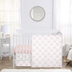 Product: Sweet Jojo Designs 3-Piece Baby Crib Bedding Set (Pink Bows) for Girls, Infants/Nursery incl. Blanket, Fitted Sheet and Cribskirt (Blush, Bow, Ballerina, Ballet Dancer, Princess Collection)