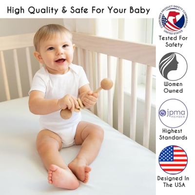 Product: Sweet Jojo Designs 4-Piece Baby Crib Bedding Set (Ivory Boho) for Boys or Girls, Infants/Nursery incl. Blanket, Fitted Sheet, Skirt, Diaper Stacker (Gender Neutral, Bohemian, Farmhouse, Minimalist)