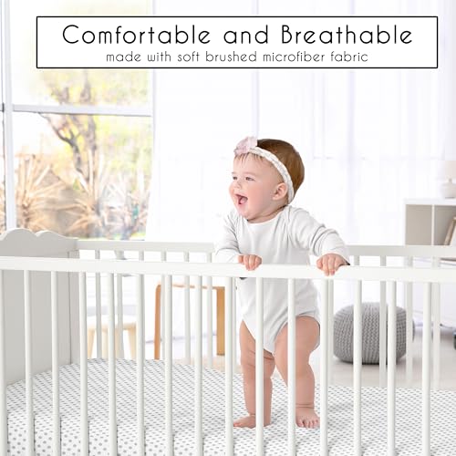 Product: Sweet Jojo Designs 4-Piece Baby Crib Bedding Set (Pink/Grey Boho Floral) for Girls, Infants/Nursery incl. Blanket, Fitted Sheet, Skirt, Diaper Stacker (Watercolor, Elegant Rose Polka Dot, Blush Gray)