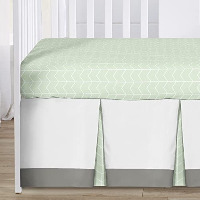 Sweet Jojo Designs Safari Elephants Baby Crib Bedding Set, Boys Girls Nursery Set, Blanket Sheet Skirt Diaper Stacker, 45in x 36in 11 Product: Sweet Jojo Designs 4-Piece Baby Crib Bedding Set (Safari Elephants) for Boys or Girls, Infants/Nursery incl. Blanket, Fitted Sheet, Skirt, Diaper Stacker (Jungle, Elephant, Geometric, Green, Grey)