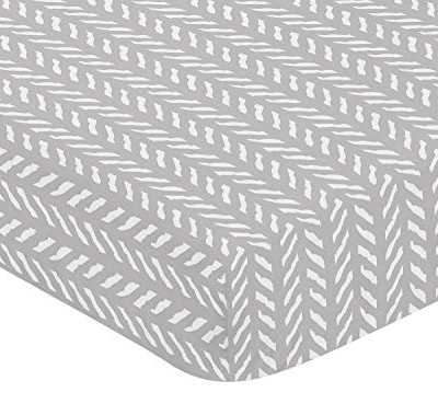 Product: Sweet Jojo Designs Beige, Grey and White Boho Mountain Animal Gray Woodland Forest Friends Baby Unisex Boy or Girl Nursery Crib Bedding Set - 4 Pieces - Deer Fox Bear