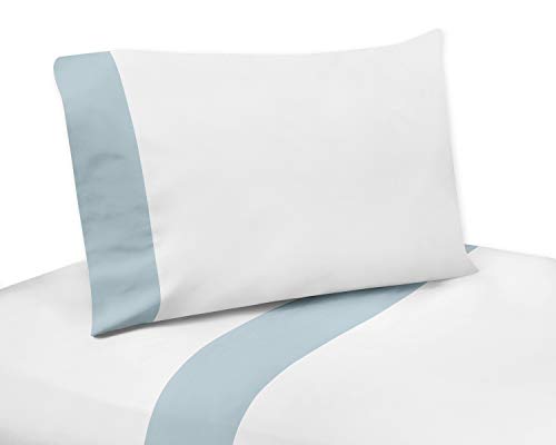 Product: Sweet Jojo Designs Construction Truck Boy Toddler Kid Childrens Comforter Bedding Set - 5 Pieces Comforter, Sham and Sheets - Grey Yellow Orange Red and Blue Transportation Chevron Arrow