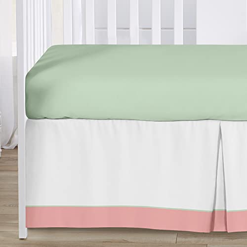 Product: Sweet Jojo Designs Coral, Mint and Grey Woodsy Deer Girls Baby Bedding 4 Piece Crib Set