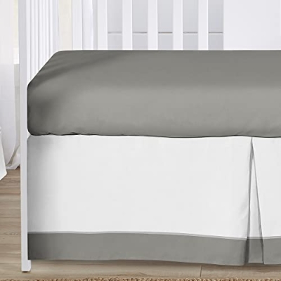 Product: Sweet Jojo Designs Grey and White Woodsy Deer Boy, Girl, Unisex Baby Crib Bedding Set 4 Pieces