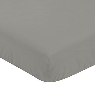 Product: Sweet Jojo Designs Grey and White Woodsy Deer Boy, Girl, Unisex Baby Crib Bedding Set 4 Pieces