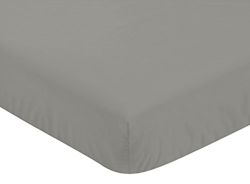 Product: Sweet Jojo Designs Grey and White Woodsy Deer Boy, Girl, Unisex Baby Crib Bedding Set 4 Pieces