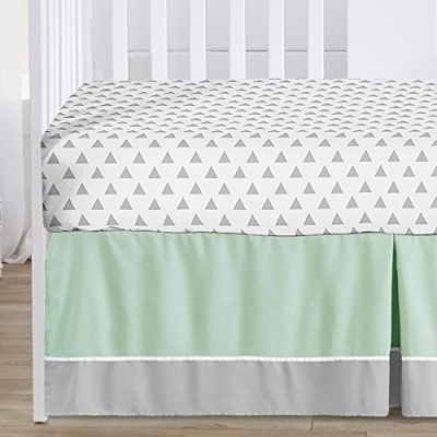 Sweet Jojo Designs Woodland Arrow Crib Bedding Set, Grey Navy Blue Mint, 4 Piece 45x36in 9 Product: Sweet Jojo Designs Grey, Navy Blue and Mint Woodland Arrow 4 Piece Baby Boy or Girl Crib Bed Bedding Set