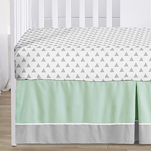 Sweet Jojo Designs Woodland Arrow Crib Bedding Set, Grey Navy Blue Mint, 4 Piece 45x36in 3 Product: Sweet Jojo Designs Grey, Navy Blue and Mint Woodland Arrow 4 Piece Baby Boy or Girl Crib Bed Bedding Set