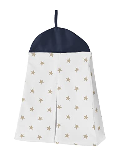 Product: Sweet Jojo Designs Navy Blue Star Moon Boy Girl Gender Neutral Baby Crib Bedding Set Infant Nursery Room BreathableBaby Breathable Mesh Crib Liner Blanket Fitted Sheet Skirt 6p Celestial Shabby Chic