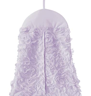 Sweet Jojo Designs Purple Floral Rose Girl Baby Crib Bedding Set, BreathableBaby Mesh Crib Liner, Lavender Princess Nursery, 6pc 11 Product: Sweet Jojo Designs Purple Floral Rose Girl Baby Crib Bedding Set Infant Nursery Room BreathableBaby Breathable Mesh Crib Liner 6p Solid Light Lavender Flower Elegant Princess Vintage Boho Shabby Chic
