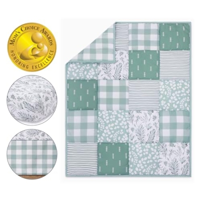 The Peanutshell Woodland Baby Crib Bedding Set, Fitted Crib Sheet Dust Ruffle Comforter, Brown Rust Teal, 28x52in 7 Product: The Peanutshell 3 Piece Baby Crib Bedding Set for Boys & Girls - Newborn, Infant & Toddler Nursery Bed Set Decor with Fitted Crib Sheet, Dust Ruffle, Comforter