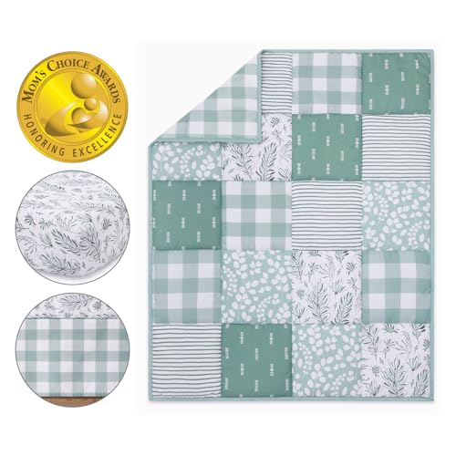 The Peanutshell Woodland Baby Crib Bedding Set, Fitted Crib Sheet Dust Ruffle Comforter, Brown Rust Teal, 28x52in 1 Product: The Peanutshell 3 Piece Baby Crib Bedding Set for Boys & Girls - Newborn, Infant & Toddler Nursery Bed Set Decor with Fitted Crib Sheet, Dust Ruffle, Comforter