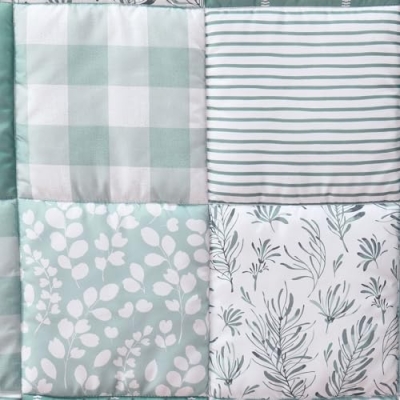 The Peanutshell Woodland Baby Crib Bedding Set, Fitted Crib Sheet Dust Ruffle Comforter, Brown Rust Teal, 28x52in 11 Product: The Peanutshell 3 Piece Baby Crib Bedding Set for Boys & Girls - Newborn, Infant & Toddler Nursery Bed Set Decor with Fitted Crib Sheet, Dust Ruffle, Comforter