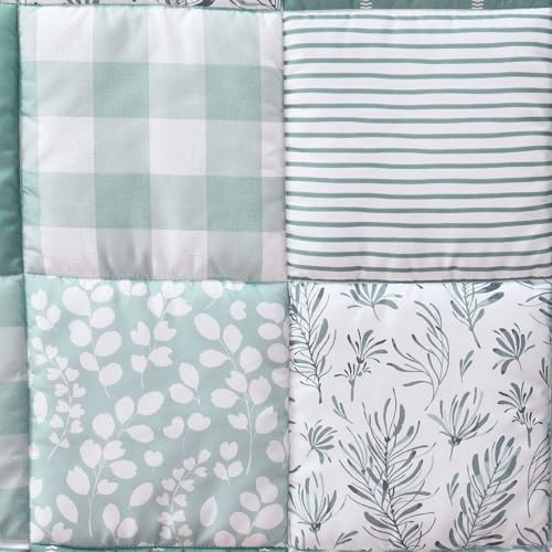 The Peanutshell Woodland Baby Crib Bedding Set, Fitted Crib Sheet Dust Ruffle Comforter, Brown Rust Teal, 28x52in 5 Product: The Peanutshell 3 Piece Baby Crib Bedding Set for Boys & Girls - Newborn, Infant & Toddler Nursery Bed Set Decor with Fitted Crib Sheet, Dust Ruffle, Comforter