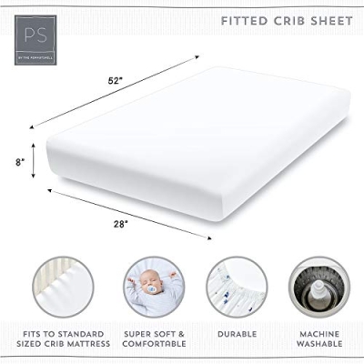 Product: The Peanutshell 3 Piece Baby Crib Bedding Set for Boys - Newborn, Infant & Toddler Nursery Bed Set Decor with Fitted Crib Sheet, Dust Ruffle Comforter - Nautical