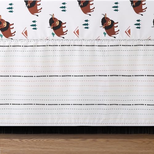 Peanutshell 4 Piece Baby Crib Bedding Set, Western Woods Woodland Nursery, Crib Sheets Comforter Dust Ruffle 28x52in 6 Product: The Peanutshell 4 Piece Baby Crib Bedding Set for Boys & Girls - Newborn, Infant & Toddler Nursery Bed Set Decor with Two Crib Sheets, Dust Ruffle, Comforter - Western Woods