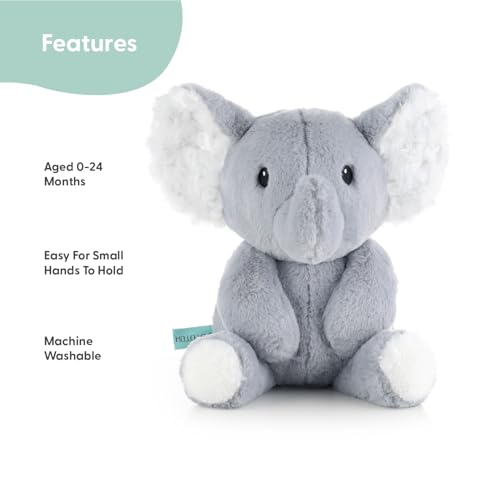 Product: The Peanutshell 4 Piece Baby Crib Bedding Set for Boys & Girls - Newborn, Infant & Toddler Nursery Bed Set with Fitted Crib Sheet, Dust Ruffle, Comforter, Plush Elephant - Safari Nursery Decor