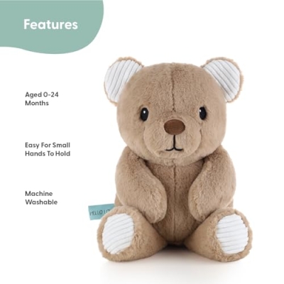 Product: The Peanutshell 4 Piece Baby Crib Bedding Set - Newborn, Infant & Toddler Nursery Bed Set with Fitted Crib Sheet, Bed Skirt, Teddy Bear Plush Toy, Comforter - Bohemian Stars Nursery Decor