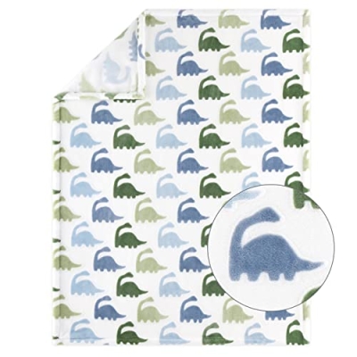 Dinosaur Crib Bedding Set, Blue Nursery Quilt, 5 Piece Baby Bedding, 2 Sheets, Dust Ruffle, Blanket, 20.5cm 10 Product: The Peanutshell 5 Piece Baby Crib Bedding Set for Boys - Newborn, Infant & Toddler Nursery Bed Set Decor with Fitted Crib Sheets, Blanket, Dust Ruffle Comforter - Blue Dino