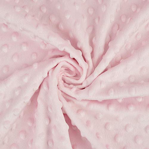 TL Care Toddler Bedding Set, Pink Minky Dot Chenille, 4 Piece Nursery Set, Crib Mattress 28 x 52in 3 Product: TL Care Minky Dot Chenille 4 Piece Toddler Bedding Set, Pink, for Boys and Girls