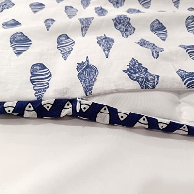 100% Pure Cotton Crib Bedding Set, Block Print Baby Nursery Comforter Set, Natural Dyes Pattern 5, 40x48in 52x28x8in 13x19in 10 Product: Trade Star 100% Pure Cotton Crib Baby Bedding Set for Toddler Block Print 3 Pcs Comforter Set Natural Dyes Baby Bedding Nursery Decor Set for Kids Everyday Bedding Set (Pattern - 5)