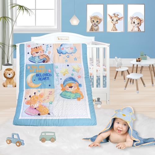 TrenD'Lay 4 Piece Baby Crib Bedding Set for Boys or Girls, Crib Set, Baby Bedding Set, Boy Crib Bedding Set, Crib Set, Juego de cuna para Bebe. - Crib Bedding Sets Product: TrenD'Lay 4 Piece Baby Crib Bedding Set for Boys or Girls, Crib Set, Baby Bedding Set, Boy Crib Bedding Set, Crib Set, Juego de cuna para Bebe.