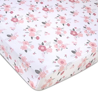 Product: Wendy Bellissimo 4pc Nursery Bedding Baby Crib Bedding Set (Pink Fox)