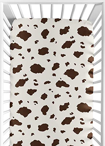 Wild West Cowboy Fitted Crib Sheet for Baby and Toddler Bedding Sets by Sweet Jojo Designs - Cow Print - Crib Bedding Sets Product: Wild West Cowboy Fitted Crib Sheet for Baby and Toddler Bedding Sets by Sweet Jojo Designs - Cow Print