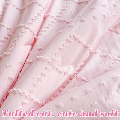 Baby Girl Boho Crib Bedding Set, Pink Quilt Crib Skirt Fitted Sheet, Ruffle Flower Nursery, 33x42in 52x28in 12 Product: Wowelife Baby Girl Crib Bedding Set, Boho 3-Piece Crib Comforter Set for Girls, Ruffle Baby Nursery Bedding Set Include Quilted Comforter, Crib Skirt and Sheet, Pink