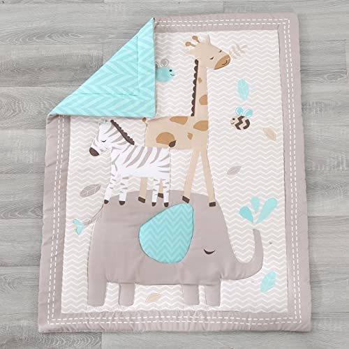 Gray Elephant Crib Bedding Set, Premium 3 Piece Safari Nursery Bedding, Boy Baby Room, 42x33 inch 4 Product: Wowelife Elephant Crib Bedding Set Gray, Premium 3-Piece Baby Bedding Set Elephant, Safari Newborn& Infant Nursery Bedding Set for Baby Boy, Gray