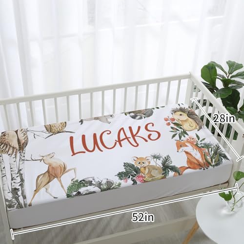 Personalized Baby Crib Bedding Set with Name, Owl Theme Nursery Set, 3 Piece Baby Shower Gift 32.5cm 5 Product: YISMEET Personalized Baby Crib Bedding Set with Name – 3-Piece Owl Theme Custom Nursery Set for Boys Girls - Soft Custom Blanket, Fitted Crib Sheet & Rug, Unique Nursery Décor
