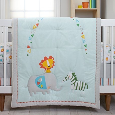 Product: Zutano Juba 5 Piece Crib Set, Multi-Colored