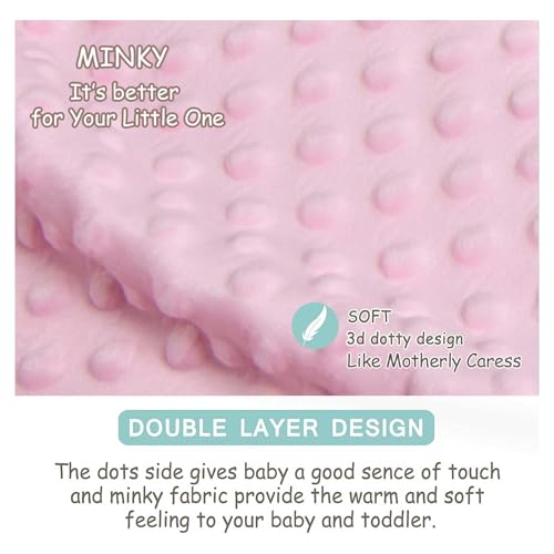 Personalized Baby Girl Crib Bedding Set, Pink Bow Name Crib Minky Blanket and Fitted Sheet, 2 Piece Set, 2pc 4 Product: Munific Custom Baby Girl Crib Bedding Set – Personalized Pink Bow Nursery Bedding with Name, 2 Piece Set Includes Crib Minky Blanket & Fitted Sheet for Newborns and Infants