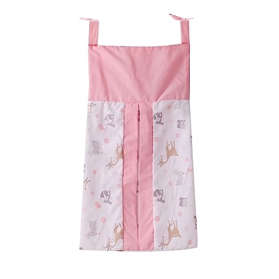 Product: MUTZOBIIBY Pink Floral Deer Nursery Crib Bedding Set for Girls 6 Pieces