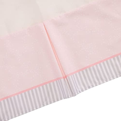 Product: MUTZOBIIBY Pink Floral Deer Nursery Crib Bedding Set for Girls 6 Pieces
